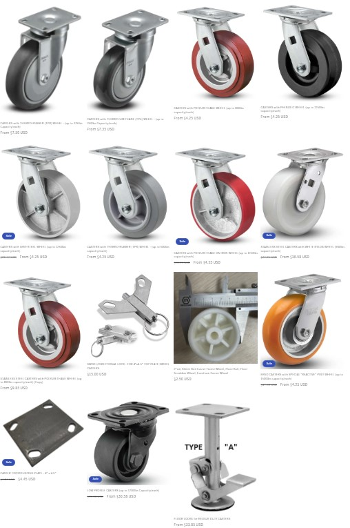 CASTERS & WHEELS