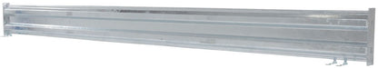 Galvanized Vestil Structural Guard Railing System, 114-inch drop-in and bolt-on safety guard rail for industrial protection.