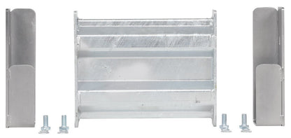Galvanized 12-inch drop-in guard railing system by Vestil for safety and guarding applications.