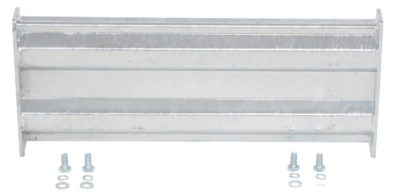 Galvanized Vestil Structural Guard Railing System, 24-inch drop-in and bolt-on safety guard for industrial protection.