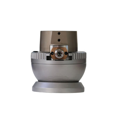 Stainless steel 80mm engraving vice by Pepetools, shown with secure clamps and textured gripping surfaces for precise engraving work.