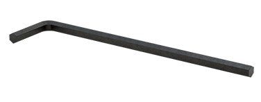 Black-oxide 3/16-inch hex L-key Allen wrench from TACT Industrial Products made of durable alloy steel.