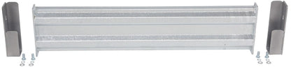 Galvanized 42-inch Vestil Structural Guard Railing System with drop-in and bolt-on safety guard for secure perimeter protection.