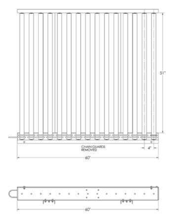 Chain Driven Live Roller Conveyor CDLR-199  / Pallet Conveyor