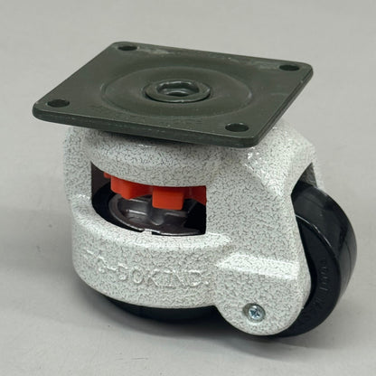 Foot Master set of 4 swivel plate caster wheels with 3.25-inch mounting height and 2-inch green marble finish.