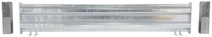 Galvanized 54-inch drop-in and bolt-on structural guard railing system by Vestil for safety guarding applications