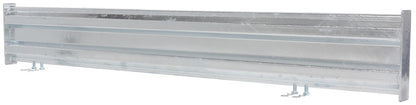 Galvanized Vestil Structural Guard Railing System in drop-in and bolt-on style for safety and guarding, available in 66, 78, 90, and 102 inches.
