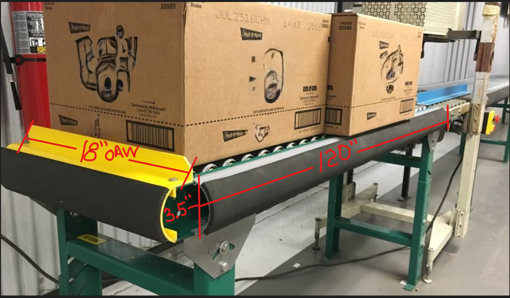 CONVEYOR FRAME GUARD WITH EPDM FOAM PADDING