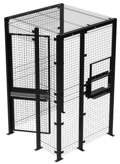 Industrial Driver Security Cage by TACT Industrial Products, sturdy safety partition with secure access for drivers and equipment.
