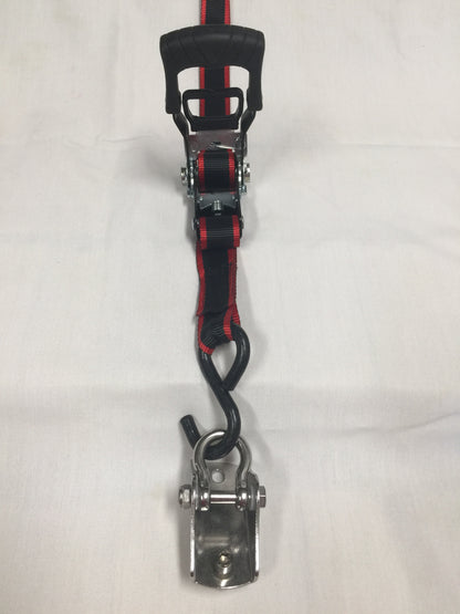 Stainless steel swing mounting bracket for tie down or swing installation, by TACT Industrial Products, shown in image.
