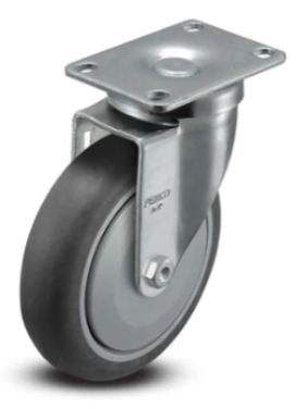 Light Duty Thermo-Rubber TPR Swivel Castor