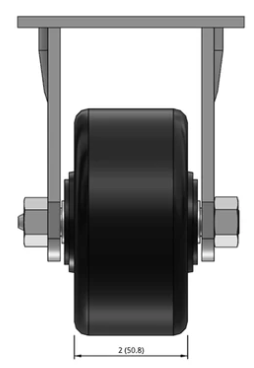 Medium Duty Phenolic Caster Wheel 2" Width