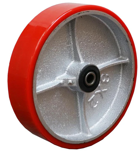 Polyurethane on Iron Caster Wheel