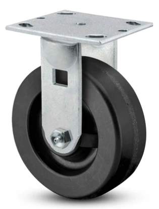 RIGID CASTER with PHENOLIC WHEEL