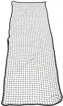 Safety netting from TACT Industrial Products designed for pallet racking and conveyor guarding to prevent falls and accidents.