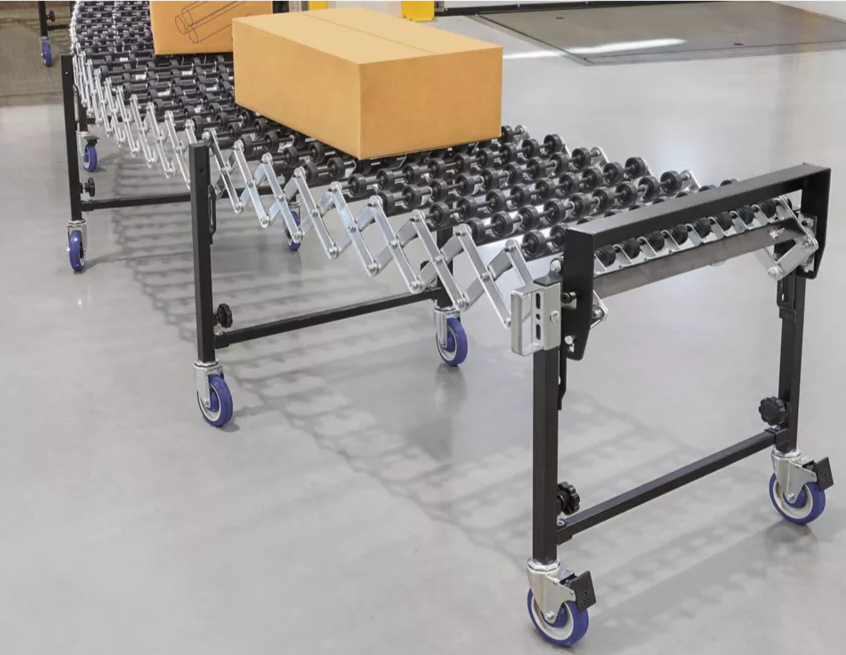 EXPANDABLE SKATE ROLLER CONVEYORS