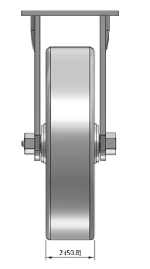 CASTERS with CAST IRON WHEEL (up to 1250lbs capacity/each)