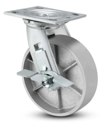 CASTERS with CAST IRON WHEEL (up to 1250lbs capacity/each)