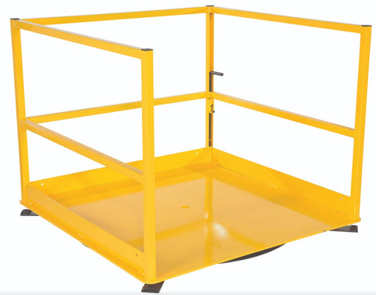 Mezzanine Rotating Safety Gate | OSHA-Compliant Railing & Access Solutions